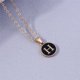 thumbnail image 1 of Joyería para mujer Nombre Iniciales 26 Letras Colgante Collar Esmalte AZ Alfabeto Collares Niñas Regalos de cumpleaños Accesorios de joyería Dengxun unisex, 1 of 2