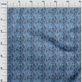 thumbnail image 3 of oneOone Cotton Poplin Medium Blue Fabric Abstracts Quilting Supplies Print Sewing Fabric By The Yard 56 Inch Wide, 3 of 5