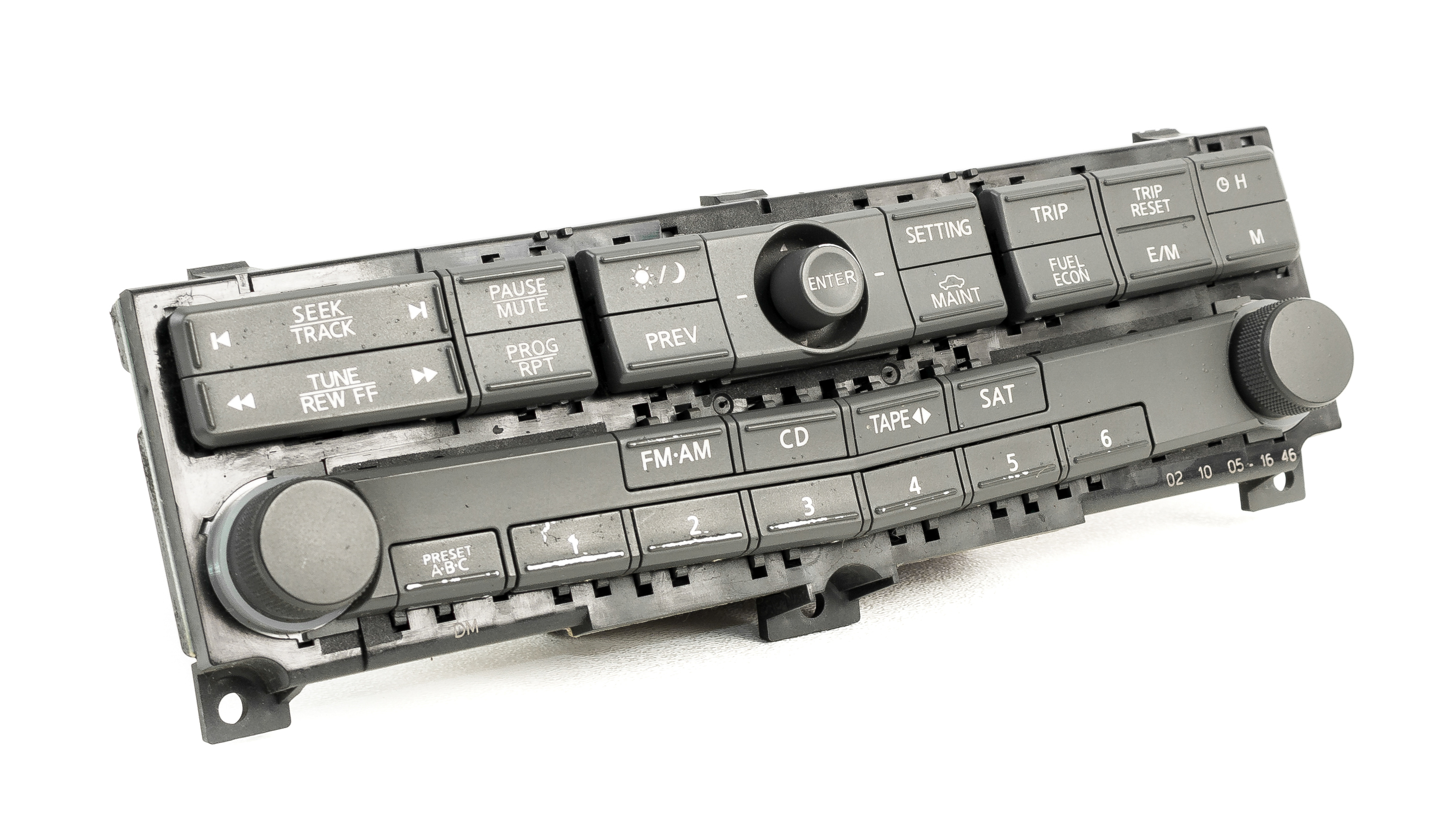 Restored 200405 Nissan Maxima OEM Receiver Control Panel Module 28395 7Y000 (Refurbished)
