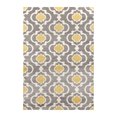 thumbnail image 1 of Moroccan Trellis Contemporary Indoor Area Rug 6'6" X 9' Gray/Yellow, 1 of 5