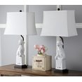 thumbnail image 1 of Safavieh Éclairage Collection Foo Chien Blanc 28 Pouces Lampe de Table (Lot de 2), 1 of 2