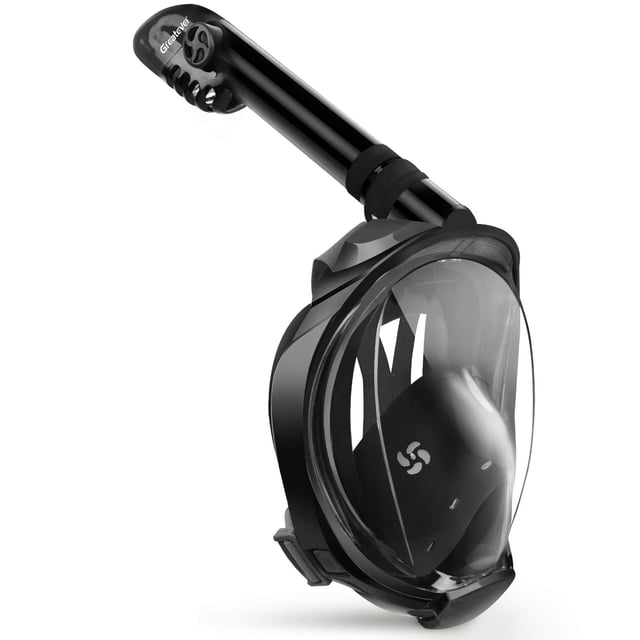 Máscara de snorkel Greatever G2 de cara completa con sistema Dry Top