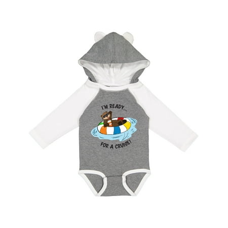 

Inktastic I m Ready for a Cruise Otter Gift Baby Boy or Baby Girl Long Sleeve Bodysuit