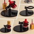 thumbnail image 4 of Vogacara Soporte para botella de esmalte de uñas, accesorio para manicura, soporte para Manos libres, herramienta de asiento, expositor, Clip de Juegos de manicura negro Vogacara CE0450-02B, 4 of 6