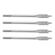 thumbnail image 4 of Juego de 4 brocas de pala para taladro, brocas planas de acero de alto carbono, herramientas manuales para carpintería, ferretería de 19 mm, 4 of 14