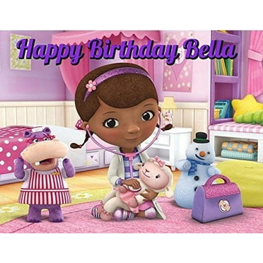 Doc McStuffins Edible Frosting Image Cake Topper- 1/4 Sheet