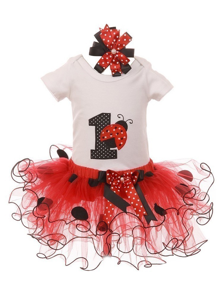 infant red tutu skirt