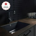 thumbnail image 3 of Smart Tiles Peel and Stick Backsplash, 5 Adhesive Tiles, Oslo Black, 22.56"x10.87", 3 of 5