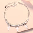 thumbnail image 4 of Pulsera de Cadena para Mujer, Regalo Del Día de La Madre, Decorativa, Elegante, Duradera, Joyería de Muñeca, Pulsera de Eslabones, Calle, Día de Sin corazón, 4 of 10