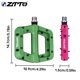 thumbnail image 3 of Sonducket ZTTO 1 par de pedales de fibra de nailon para bicicleta, 32 picos, pedales de bicicleta de montaña de color sólido, accesorios de Ciclismo Verde, 3 of 6