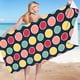 thumbnail image 1 of Toalla de playa de microfibra, súper colorida, resistente a la arena, multiusos, para viajes, piscina, 76 x 152 cm, 1 of 7