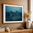 thumbnail image 4 of Pittsburgh from Mt. Washington 01 - Pittsburgh Pennsylvania Photography Oak Framed Wall Art Print 24 x 36 inches, 4 of 6