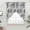 Gray, variant on Spring Floral Swag Curtains for Kitchen/Bedroom/Living Room, Retro Country Flowers Leaves Botanical Gray Scalloped Curtains 63 Inch Long, Window Swag Topper Curtains Valances 2 Panels Set 36"x63"