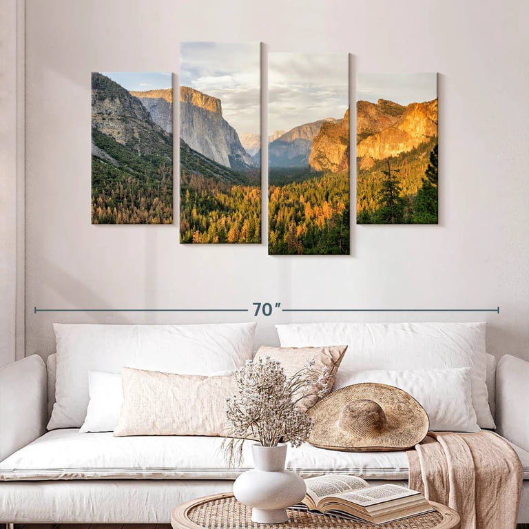 Elephant Stock Yosemite Valley At Sunrise Wall Art - Horizontal