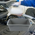 thumbnail image 4 of Raindrops Oil Change Drip Tray Thickened Plastic Dark Grey 1PCS Wide Shallow Design for Vehicles, 4 of 6
