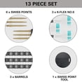 thumbnail image 5 of Target Darts Rob Cross 95K Steel Tip Swiss Point Darts, 95% Tungsten Darts with K-Flex Flights, 22G | Voltage Darts, Player Edition Swiss Points K Flex Dart Set, Swiss Point Tool Included, 5 of 6
