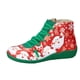 thumbnail image 2 of Fiudx Botas Planas Informales con Cordones y Cremallera Lateral para Mujer, Zapatos de Punta Redonda, Botas, 2 of 6