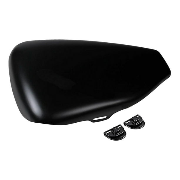 Cubierta protectora de batería izquierda para Harley Sportster XL1200 1200 04-13 Negro mate