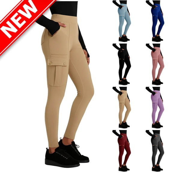 Taqqpue Leggings for Women Seamless Scrunch Leggings Solid Color Butt Lifting Gym High Waisted Athletic Leggings