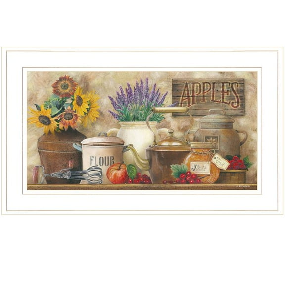 Antique Kitchen By Ed Wargo Printed Framed Wall Art Wood Multi-Color