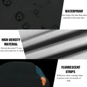 Universal Full Car Cover for SUV Waterproof All Weather UV Protection Snowproof Rain Sunproof Dust-proof Windproof, Size XXL, 209x79x75 inches