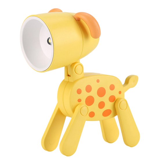 Mightlink Adorable Appearance Foldable Button Battery Powered LED Light Cute Cartoon Dog Deer Mini Night Lamp for Home
