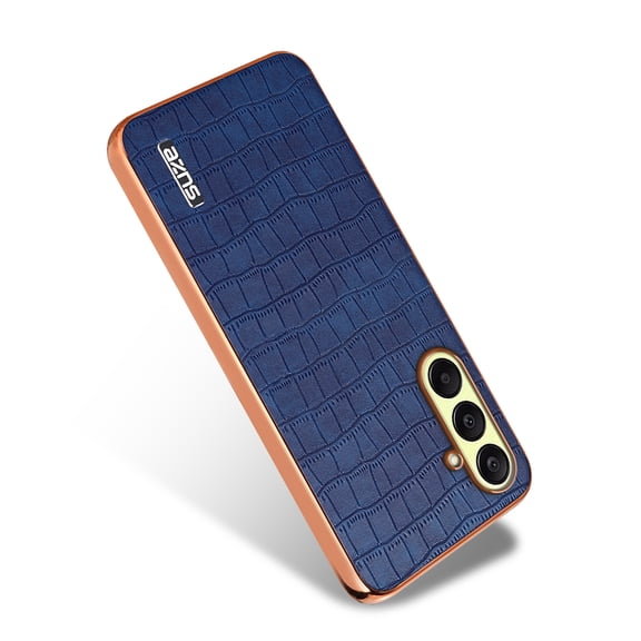 Allytechgroup Galaxy A57 Phone Case, Stylish Crocodile Pattern Slim Fit Shockproof Anti-Scratch Bumper Lightweight Case Cover for Samsung Galaxy A57, Blue