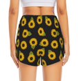 thumbnail image 4 of Haiem Sunflowers Women's 2 in 1 Running Shorts - Lightweight Athletic Workout Gym Yoga Breathable Sports Shorts Liner with Phone Pockets-Medium, 4 of 9