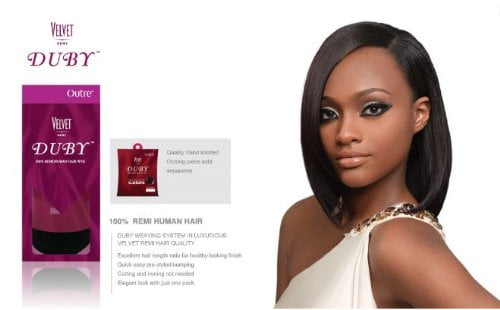 outre velvet clip in bangs