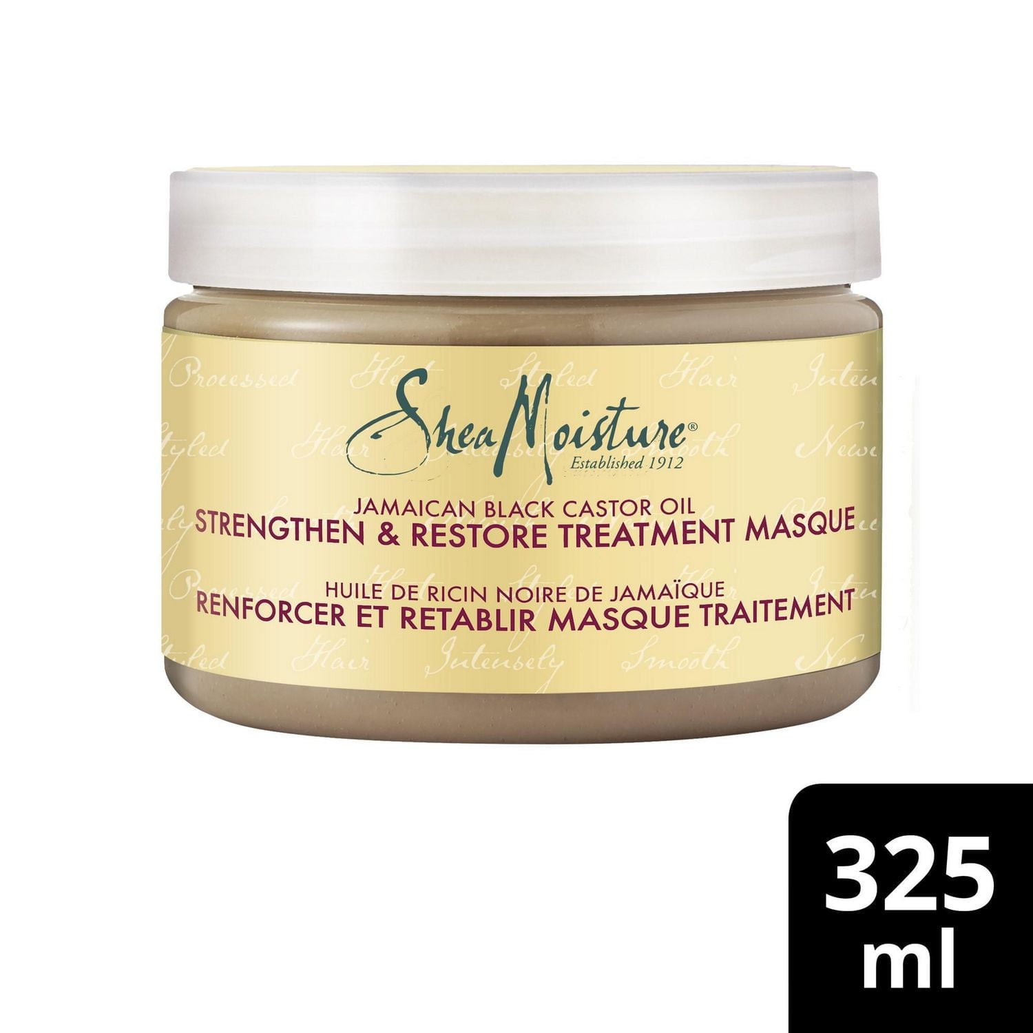 SheaMoisture Strengthen & Restore Jamaican Black Castor Oil Treatment Hair Repair Masque, 325ml Hair Repair Masque