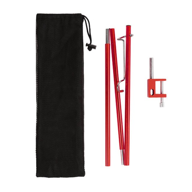 Lámpara plegable Linterna Soporte Aleación de aluminio Camping al aire libre Poste de luz Titular de poste Hugtrwg Para estrenar