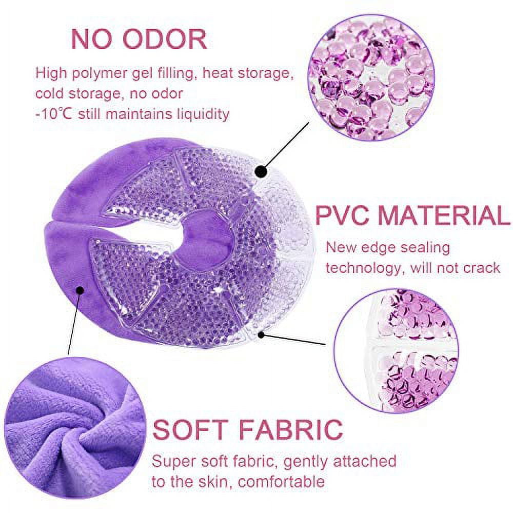 1Pcs Breast Therapy Gel Pads, Breastfeeding Hot Cold Gel Pads,Postpartum  Recovery,Breast Therapy,Reusable,Freezing, Microwavable