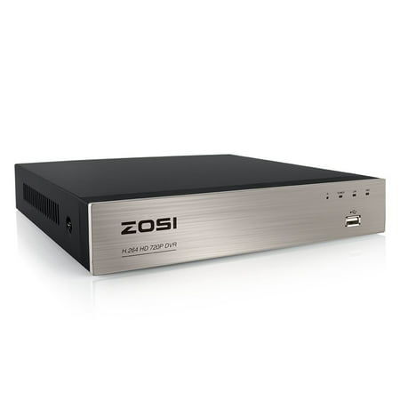ZOSI 8 Channel 720P HD-TVI Standalone CCTV Security Surveillance DVR Recorder Easy Remote NO Hard (Best 4 Channel Dvr)