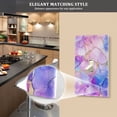 thumbnail image 5 of Yayeee Duplex Wall Plate 1-Gang 4.5"x2.7" Home Receptacle Light Switch Decorative Outlet Cover, Pastel Pink Marble Pattern, 5 of 7