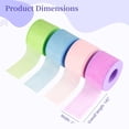 thumbnail image 4 of PinesC 4 Rouleaux de Ruban pour Cils, Ruban pour Extensions de Cils, Ruban pour Cils Coloré Ruban pour Extensions de Cils Ruban de Maquillage Ruban Médical Ruban pour Peau Sensible Fournitures pour Cils pour Extensions de Cils, 4 of 5
