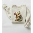 thumbnail image 2 of Teddy Bear and Christmas Tree Sweatshirt - Vintage Style Xmas Crewneck Sweater - Sizes S-5XL ,Art Print JSC, 2 of 5
