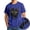 Blue, variant on T Shirts for Man Unisex Animal Cat Graphic Print Short Sleeve Crew Neck Loose Summer Daily Mens Shirts White XXL