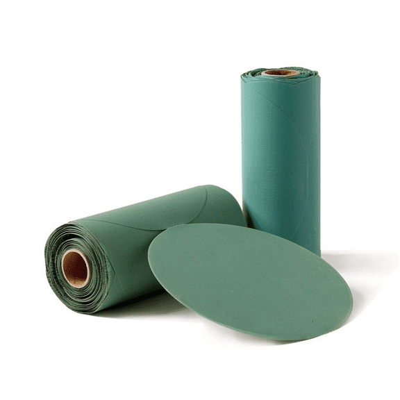 Sunmight USA Corporation Film 00514 Open Coated Link Roll Sanding Disc, 6 in, P320 Grit, Premium Aluminum Oxide, PSA Attachment