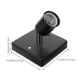 thumbnail image 2 of LOLIPPYY Lamp Holder Base Light Socket Black Ceramic 1Pack Minimalist Design Accessories, 2 of 8