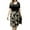 SMT376, variant on VERABENDI Women's Plus Size Dresses Short Sleeve Crew Neck Pleated Swing Dress with Pockets (L-4XL)