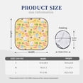 thumbnail image 2 of Kdxio Summer Animals Print 2-Piece Sun Shade Front Windshield - Foldable Car Front Window Sunshades for Most Sedans SUV Truck, 2 of 6