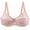 Pink, variant on Women's Plus Size C Cup Lace Underwire Bra Push Up Support Anti-Sagging Comfortable Everyday Maternity Sleeping Underwear