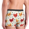 thumbnail image 3 of Disketp Flower Chicken Men's Boxer Briefs,Soft and Breathable Cotton Underwear with ComfortFlex Waistband, 3 of 7