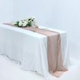thumbnail image 2 of Balsa Circle 10 Feet Nude Beige Cotton Cheesecloth Gauze Extra Table Runner Home Decorations, 2 of 8