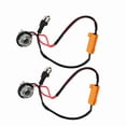 thumbnail image 3 of Juego de 2 conectores de resistencia de carga para arnés de cableado de luces LED de señal de giro 1156, 3 of 14