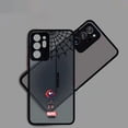 thumbnail image 5 of Matte Case for Samsung Galaxy M62 M53 M52 M51 M33 M32 M31 M30S 5G J8 J7 J6 J5 J4 Case Funda Cartoon Marvel Spider-Man Spider Web, 5 of 5