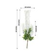 thumbnail image 3 of Efavormart 5 Bushes 44" White Artificial Wisteria Vine Ratta Silk Hanging Garland Wedding Decor, 3 of 9