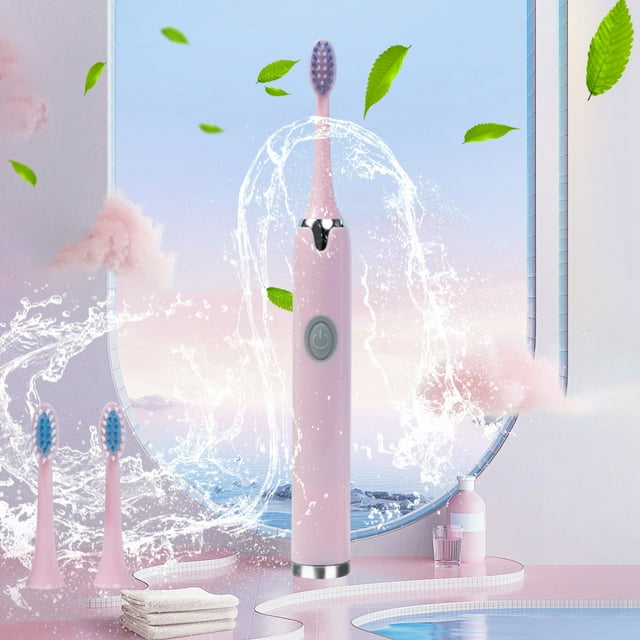 RXIRUCGD Soft Bristle Toothbrush For Students Non Rechargeable Gentle Yet Effective Removal Ideal For Daily Oral Care Dry Battery Storage