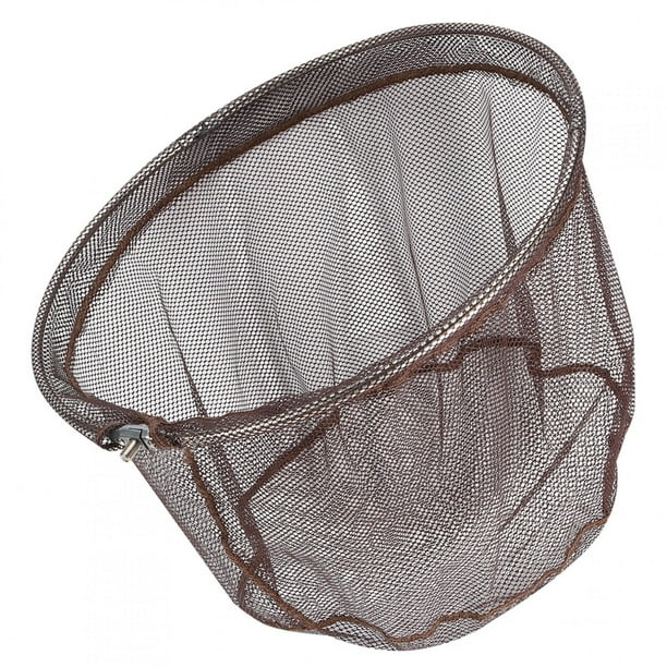 Ylshrf Net‐like Hanging Glue Fishing Net Head, 8mm Fishing Landing Net Head, Three‐layer Stainless Steel Net For Fishing Tackle Shop Wild Fishing