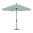 thumbnail image 1 of California Umbrella 11 ft. Fiberglass Double Vent Sunbrella Tilt Market Umbrella, 1 of 9